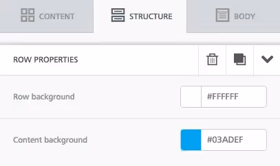 Setting the HTML background color of a content block