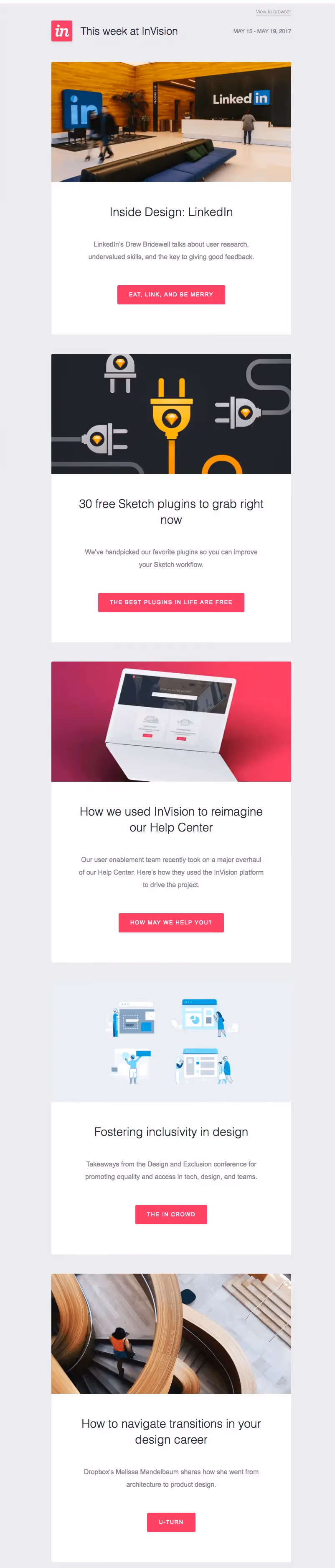 InVision newsletter