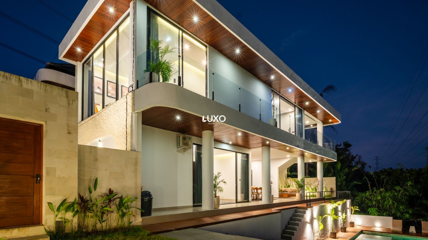 Modern Tropical Living with Double Pools & Jungle Serenity