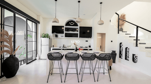2-Bedroom Villa with Rice Fields View in Berawa | Available for long & short stay