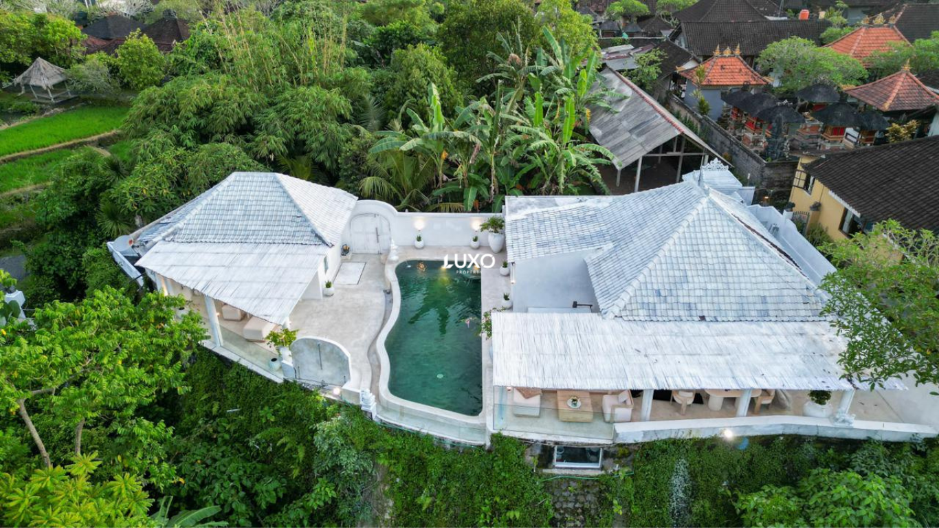3 Bed Wellness Villa with Panoramic Jungle & Rice Field Views – 5 Minutes from Ubud Center
