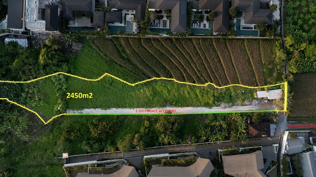 Green Belt View, Prime Leasehold Land in Pererenan, Tumbak Bayuh