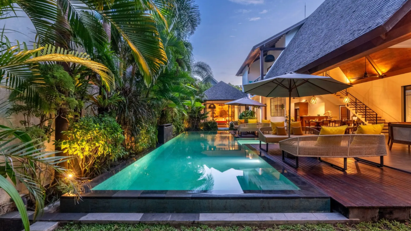 Stunning Tropical 4-Bedroom Villa Just 650 Meters from Pererenan Beach