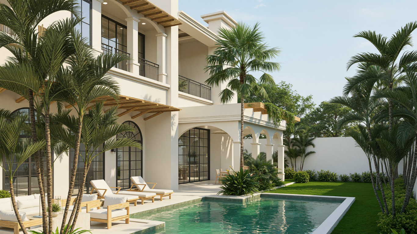 Luxury 5 Bedroom Mediterranean Family Villa for Sale in Babakan, Canggu