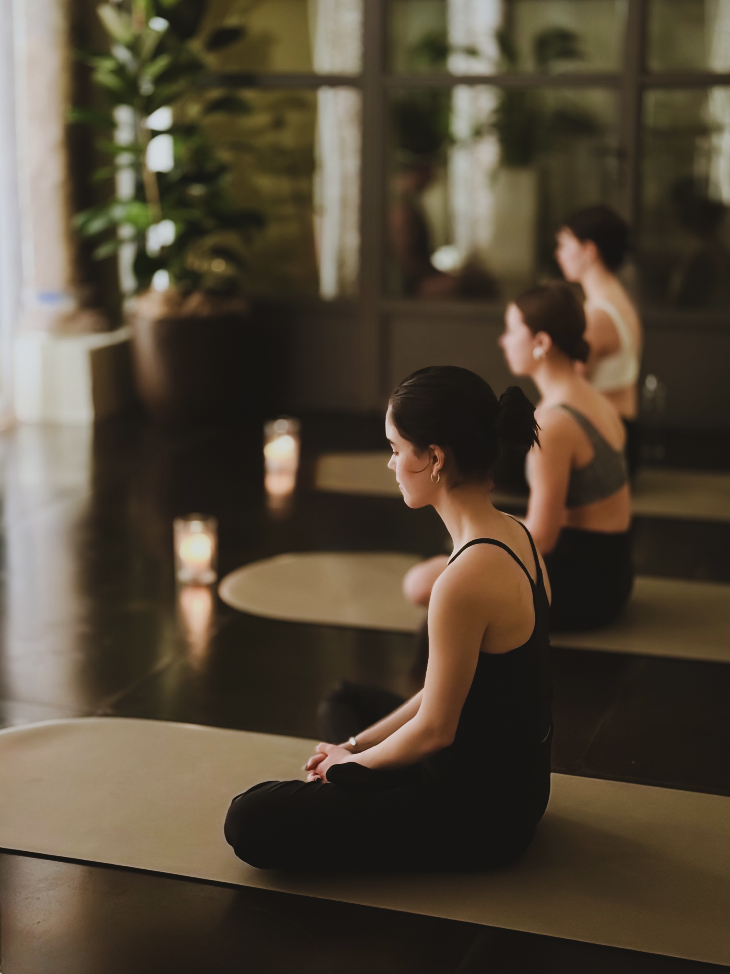 Photo of people during meditation