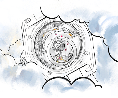 Chanel J12 montre animation 3D