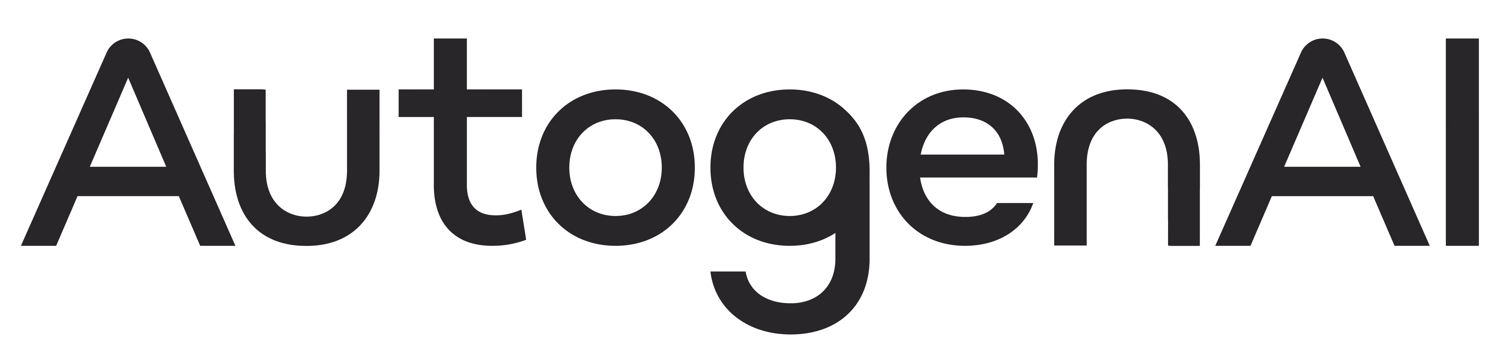 Autogen AI company logo text in simple black font.