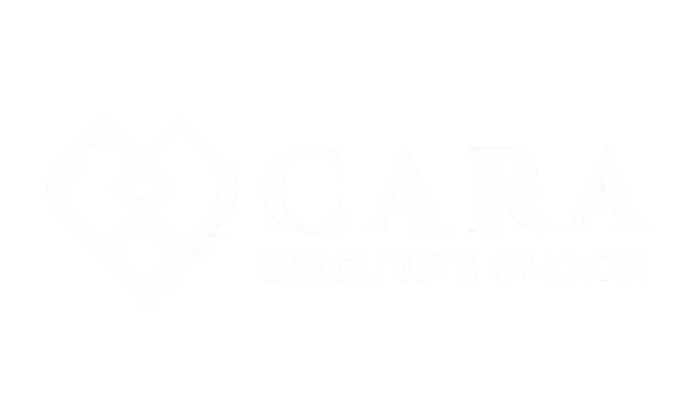 Logo with interlocking diamond shapes to the left of the text 'CARA EXECUTIVE SEARCH'.