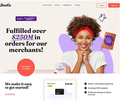 Flowy Website Mockup