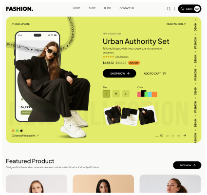 Fashion Brand Website