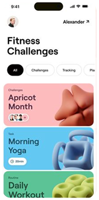Fitness Application Created in Pager King