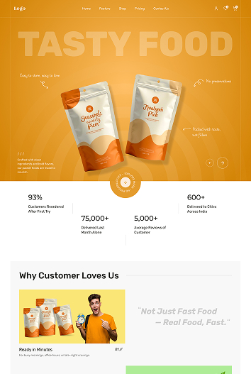 Mockup Website Created by Pager King