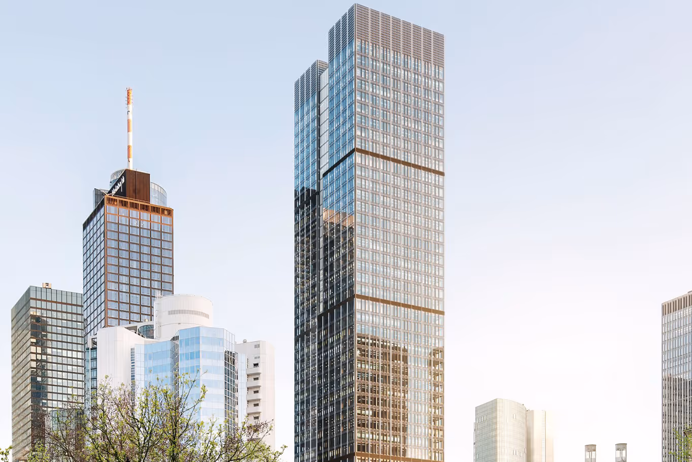 Rendering des Central Business Tower