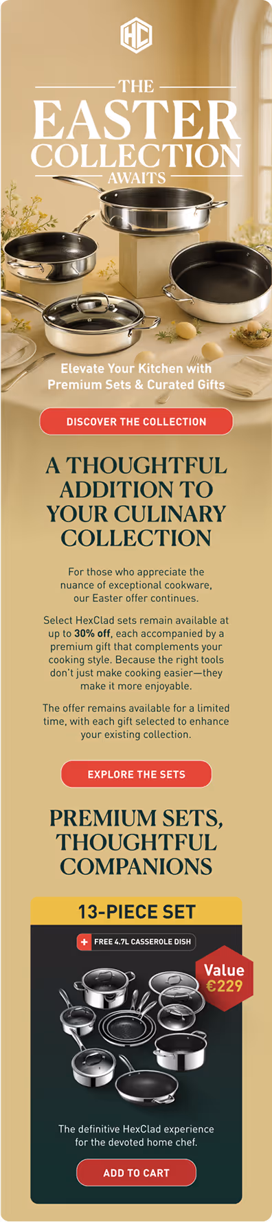 Email design Easter Collection