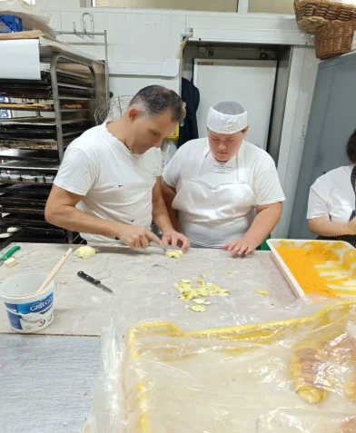 he is studying to be a young baker