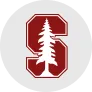 Stanford University block S logo with a tree in the middle.
