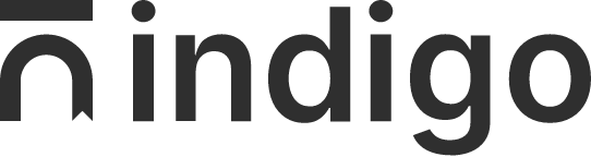 The logo of Indigo