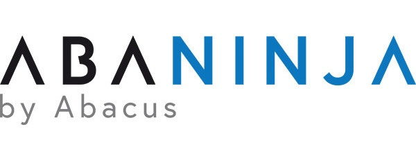 Logo text reading ABA NINJA with 'by Abacus' underneath.