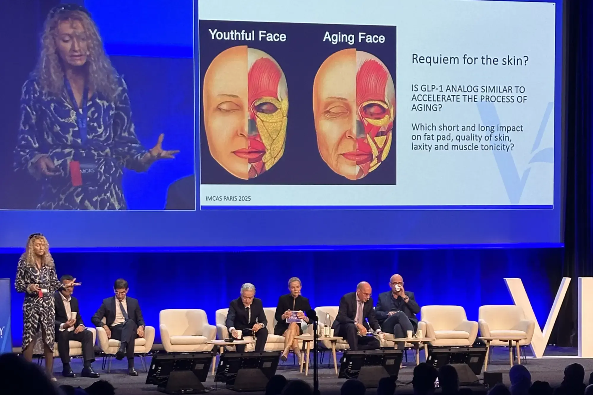 IMCAS Paris 2025 lecture on Ozempic Face treatment