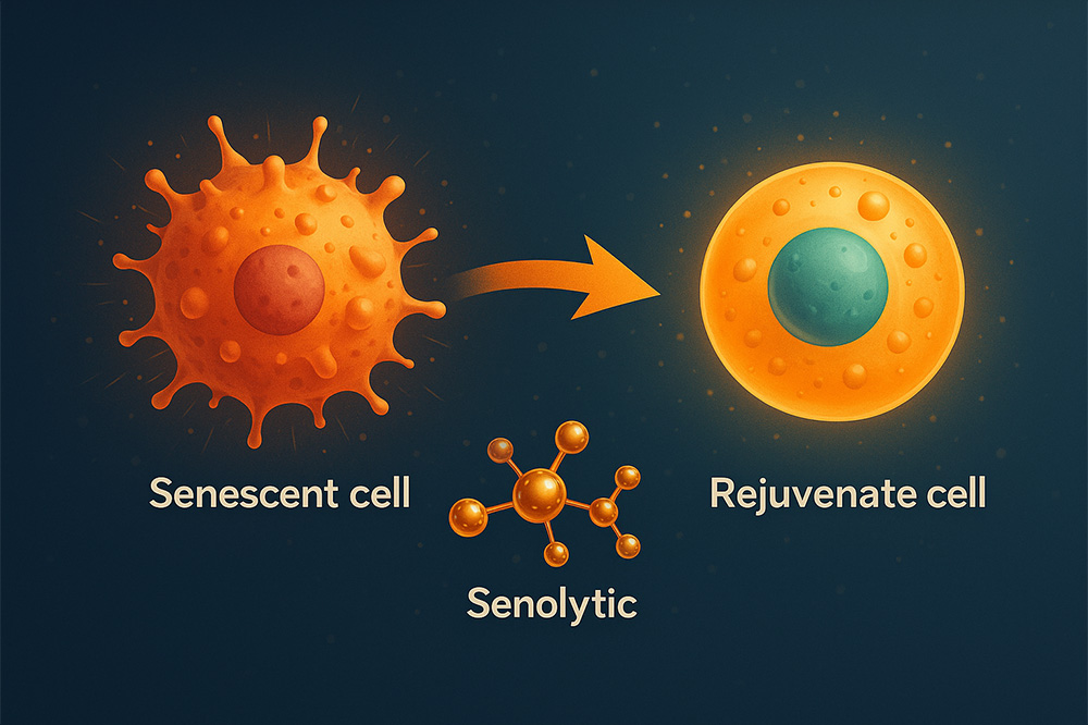 senescent cell using senolytic become rejuvenate cell