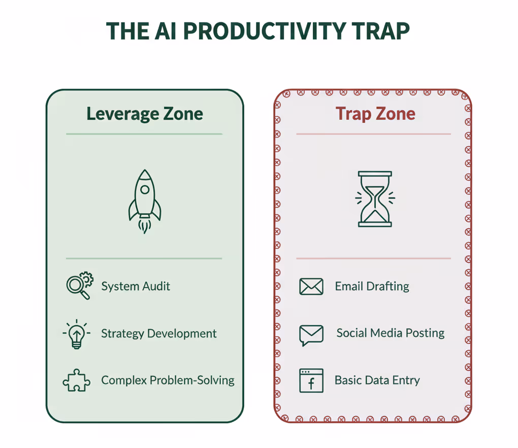 Photo representing Shift from AI trap to AI productuvuty