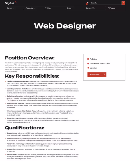 page