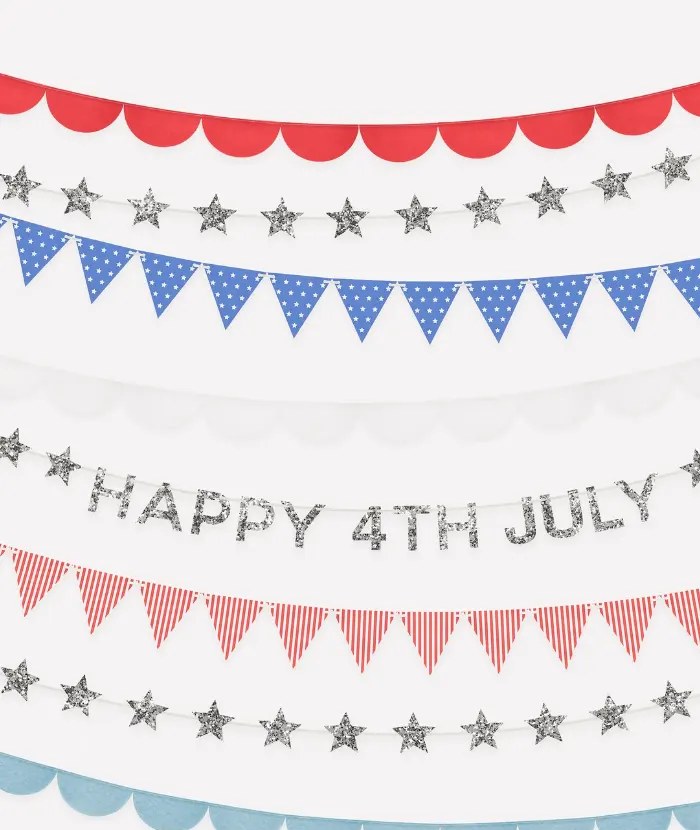 Stars & Stripes Garland Set
