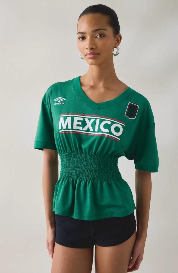Umbro x Urban Outfitters Exclusive Cinched Waist Jersey Top