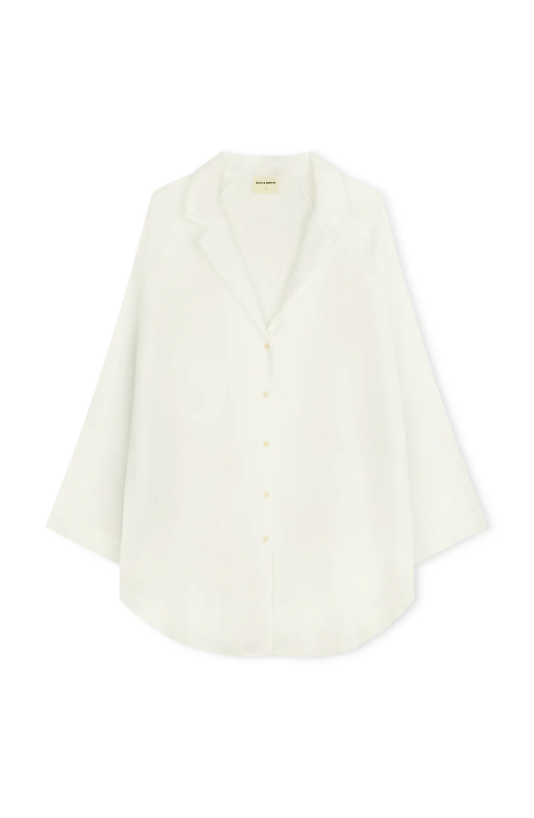 Zulu & Zephyr — Signature Ramie Shirt in White