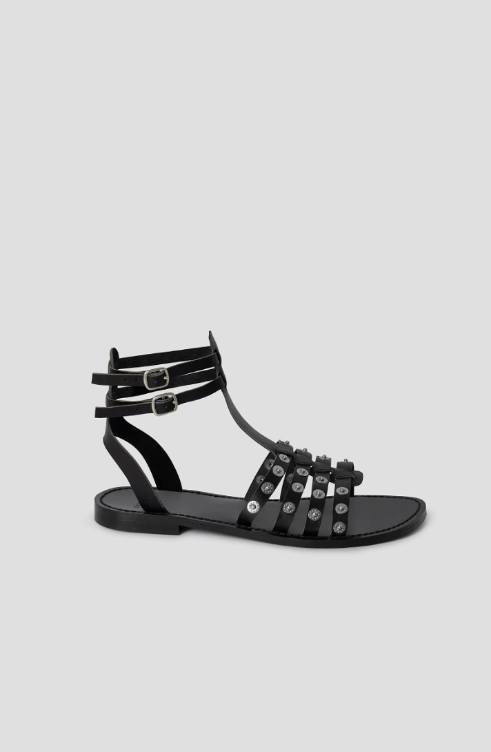 Gimaguas — Roman Sandals Studs in Black