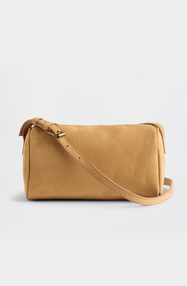 Gap Vegan Suede Barrel Bag
