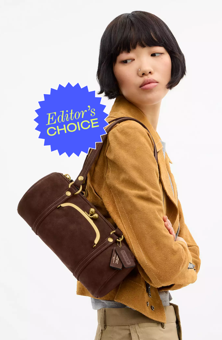 Coach Kisslock Barrel Bag