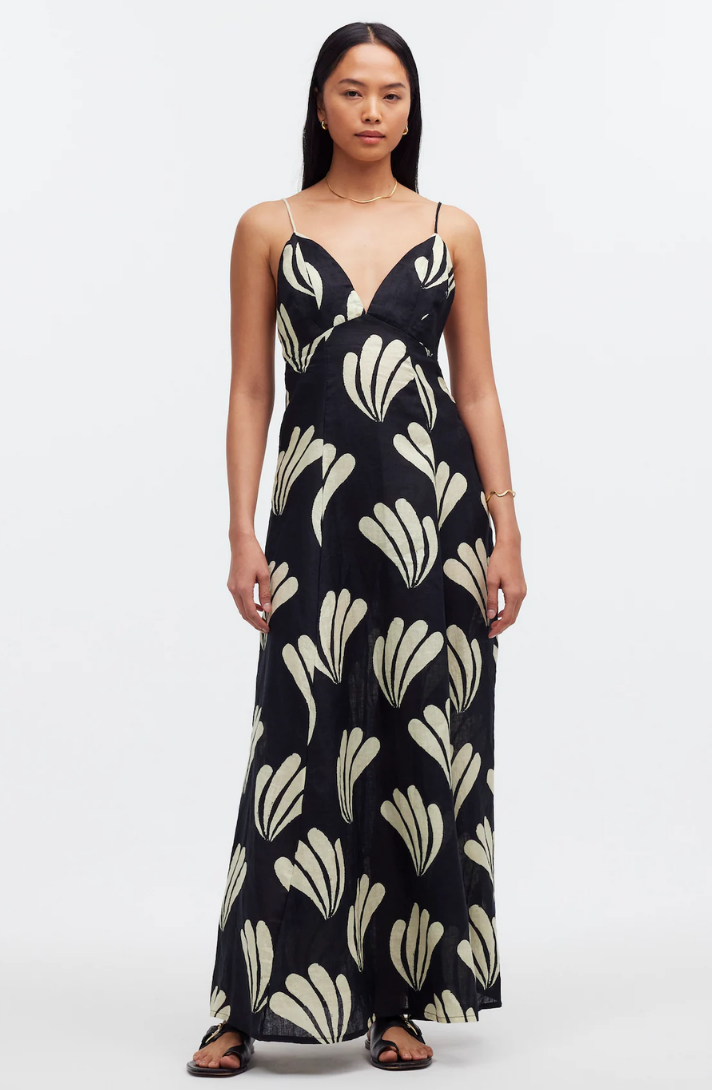 Zulu & Zephyr Palm Linen Dress