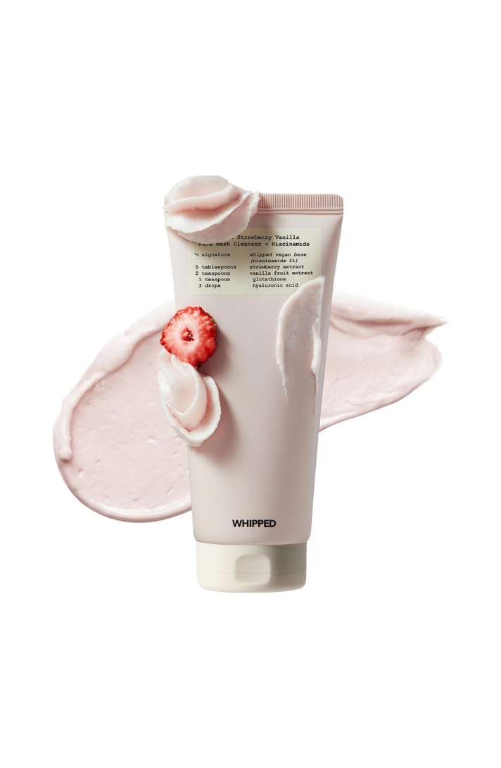 Strawberry Vanilla Face Mask Cleanser + Niacinamide