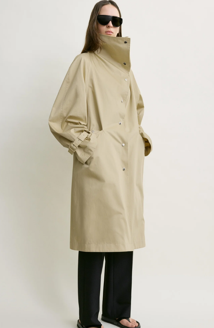 Oversized Cotton Trench