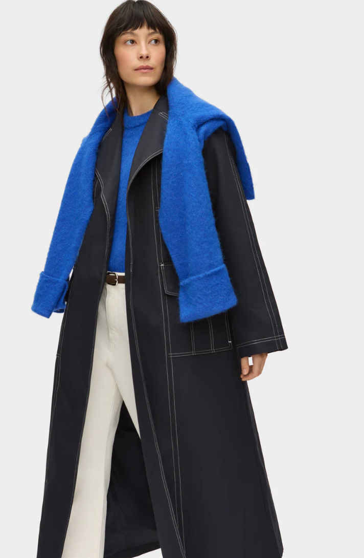 Elsa Wrap Trench Coat