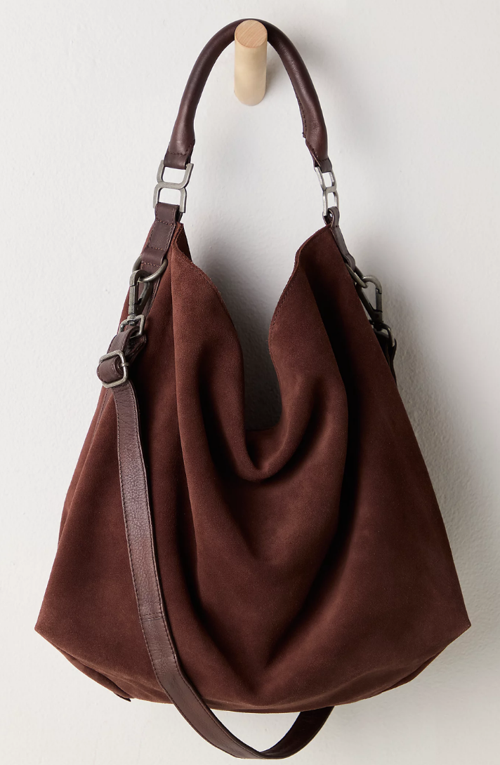 Suzie Suede Slouchy Tote Bag