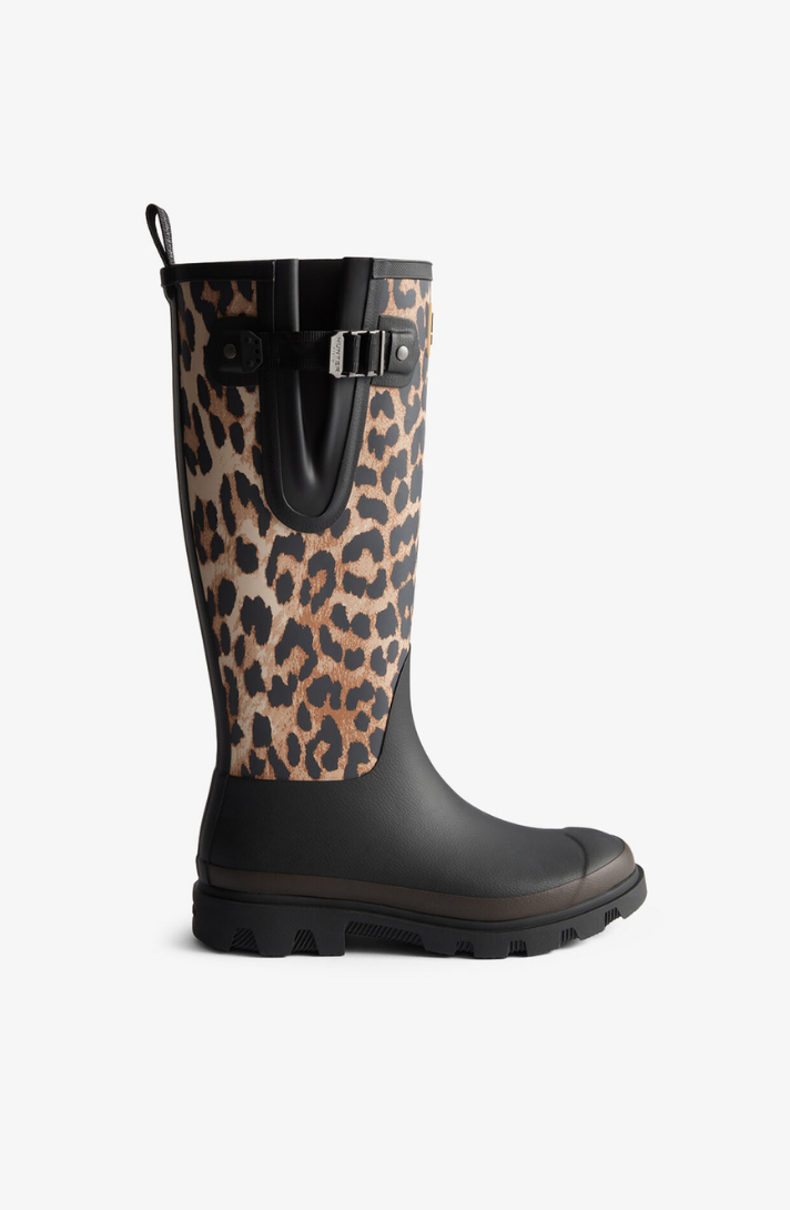 Downpour Tall Boots in Leopard