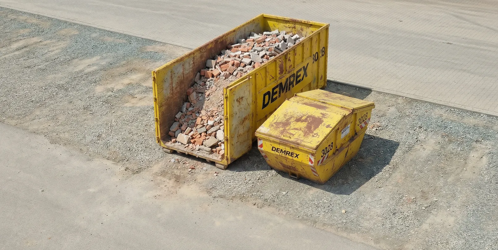 Containerdienst für Abbruch und Bauprojekte