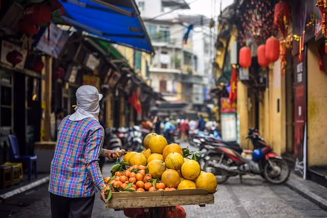 Free Street Vendor Fruit Vendor photo and picture