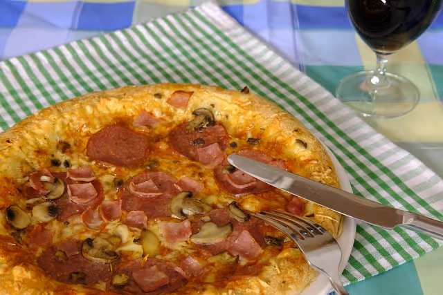 Free Pizza Salami photo and picture