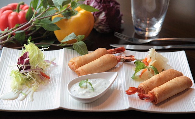 Free Spring Rolls Asian photo and picture