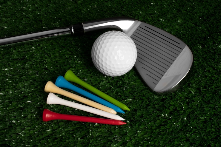 View of golf sport equipment