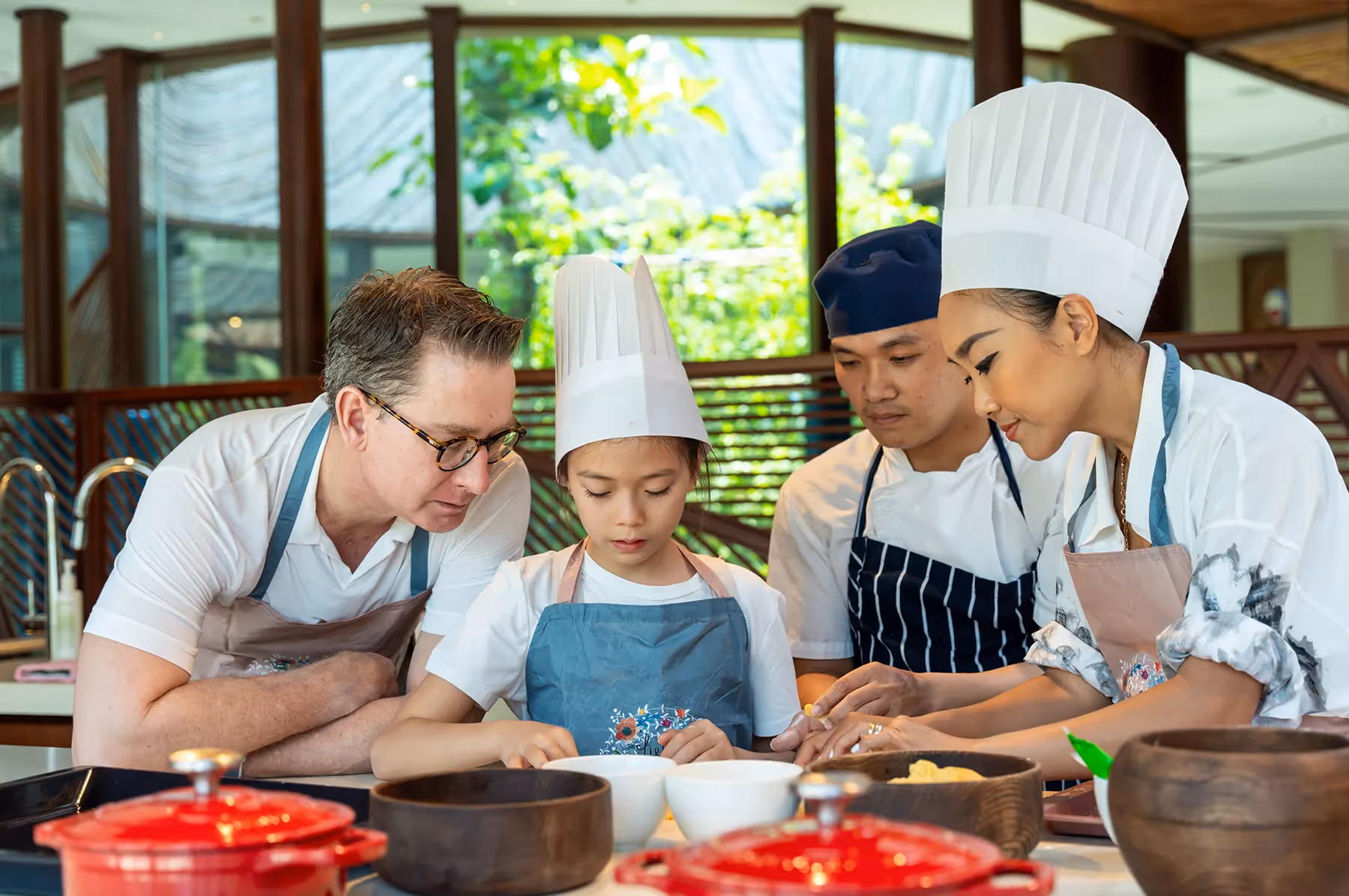 Experience a relaxing getaway at family resorts in Hoi An, offering spacious accommodations and kid-friendly amenities.