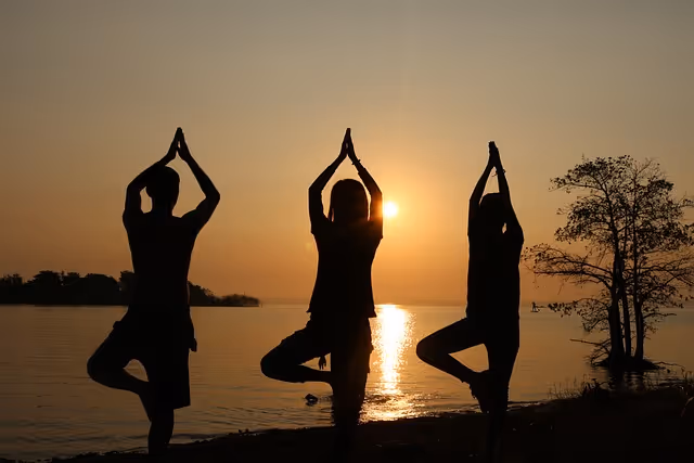 Free Dawn Yoga photo and picture