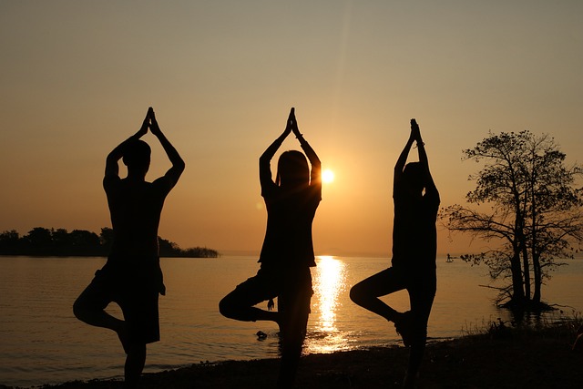 Free Dawn Yoga photo and picture