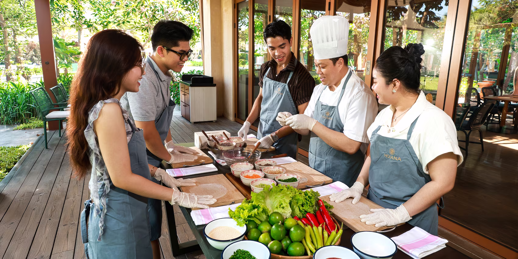 Master authentic Vietnamese dishes with expert chefs at Cham Table, discovering rich cultural flavors.