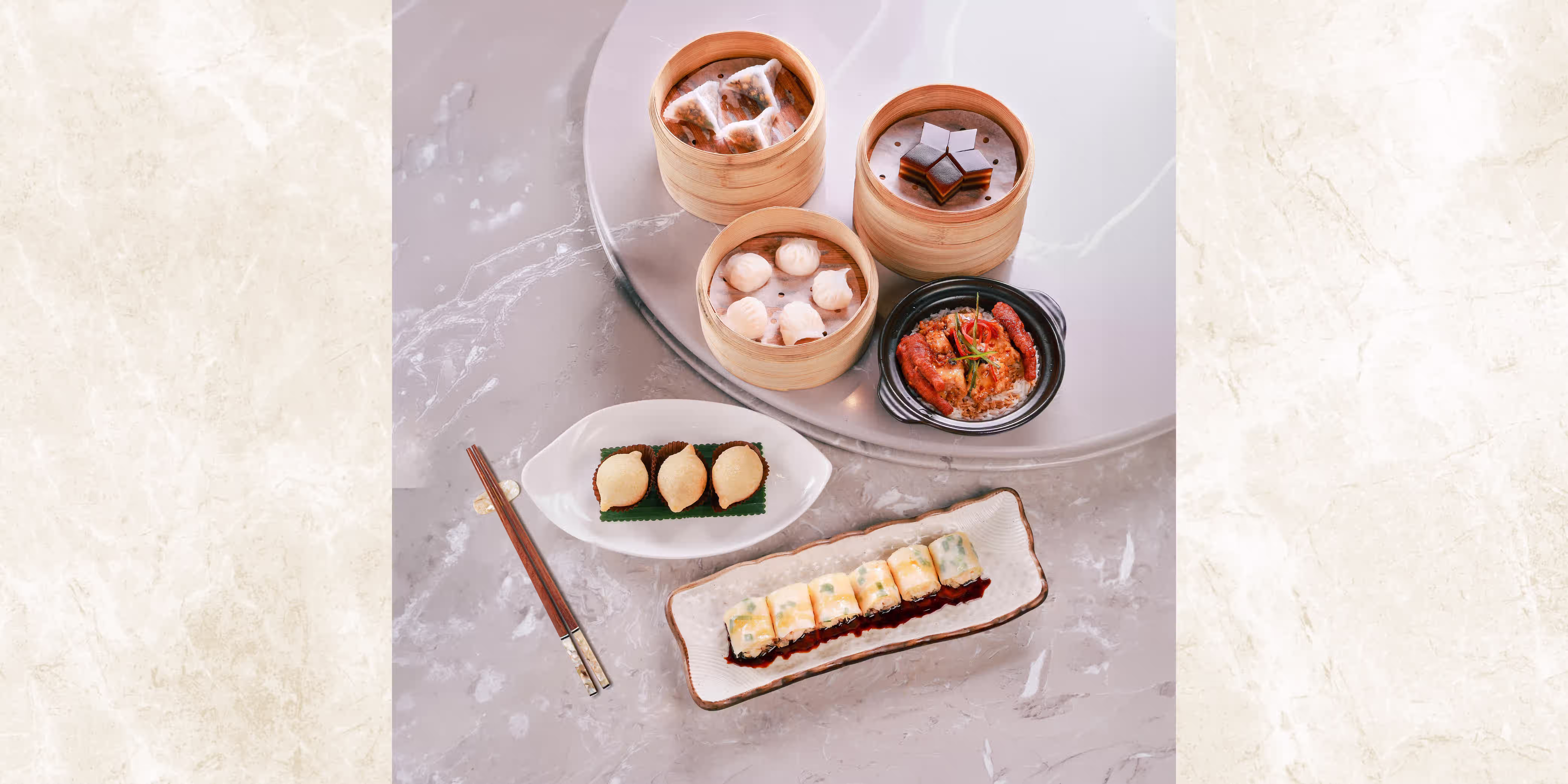 Perfect for family gatherings, leisurely weekend lunches, or celebrating special occasions, the buffet offers an authentic taste of Cantonese culinary tradition in an elegant setting overlooking Hoiana's tranquil landscape.