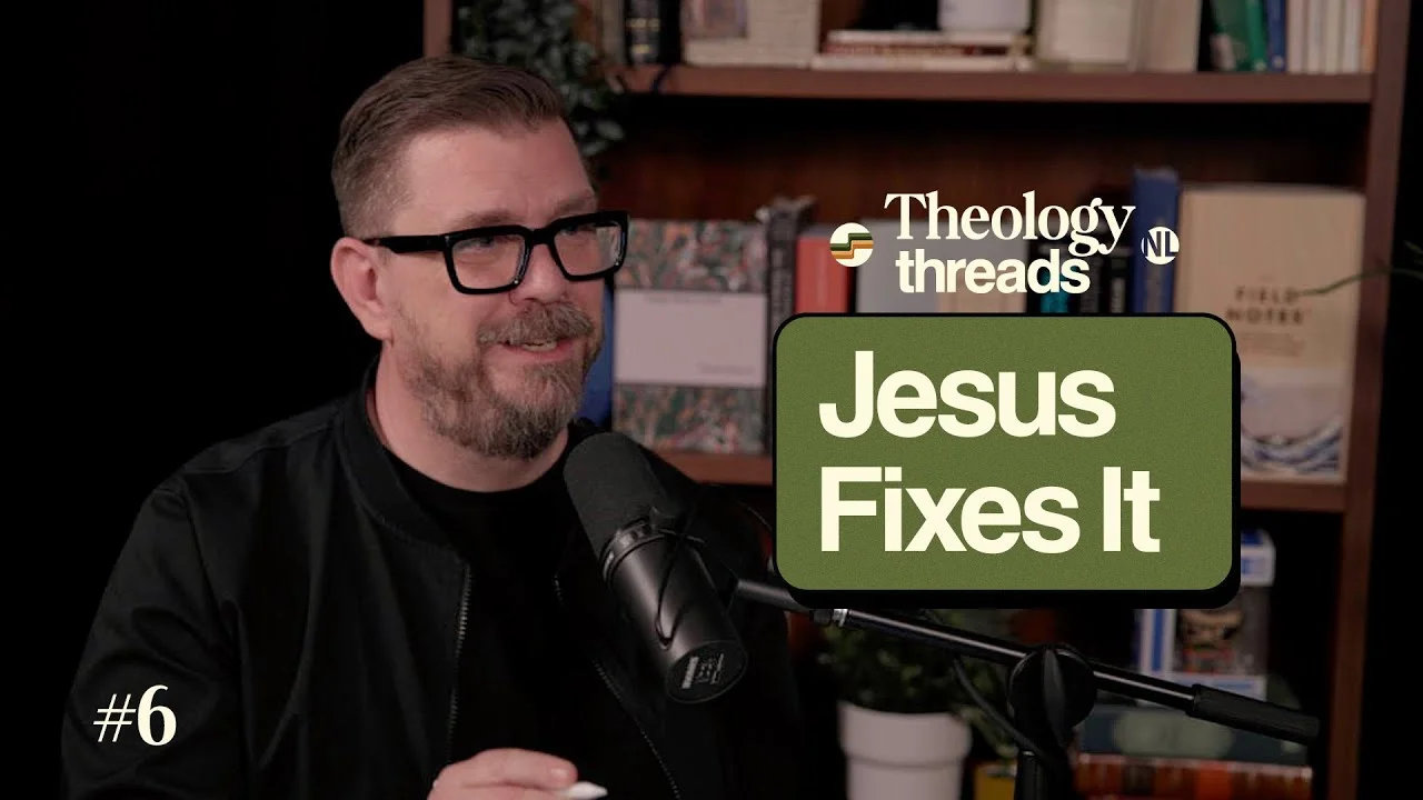 Podcast host speaks about Jesus during Theology Threads episode #6.
