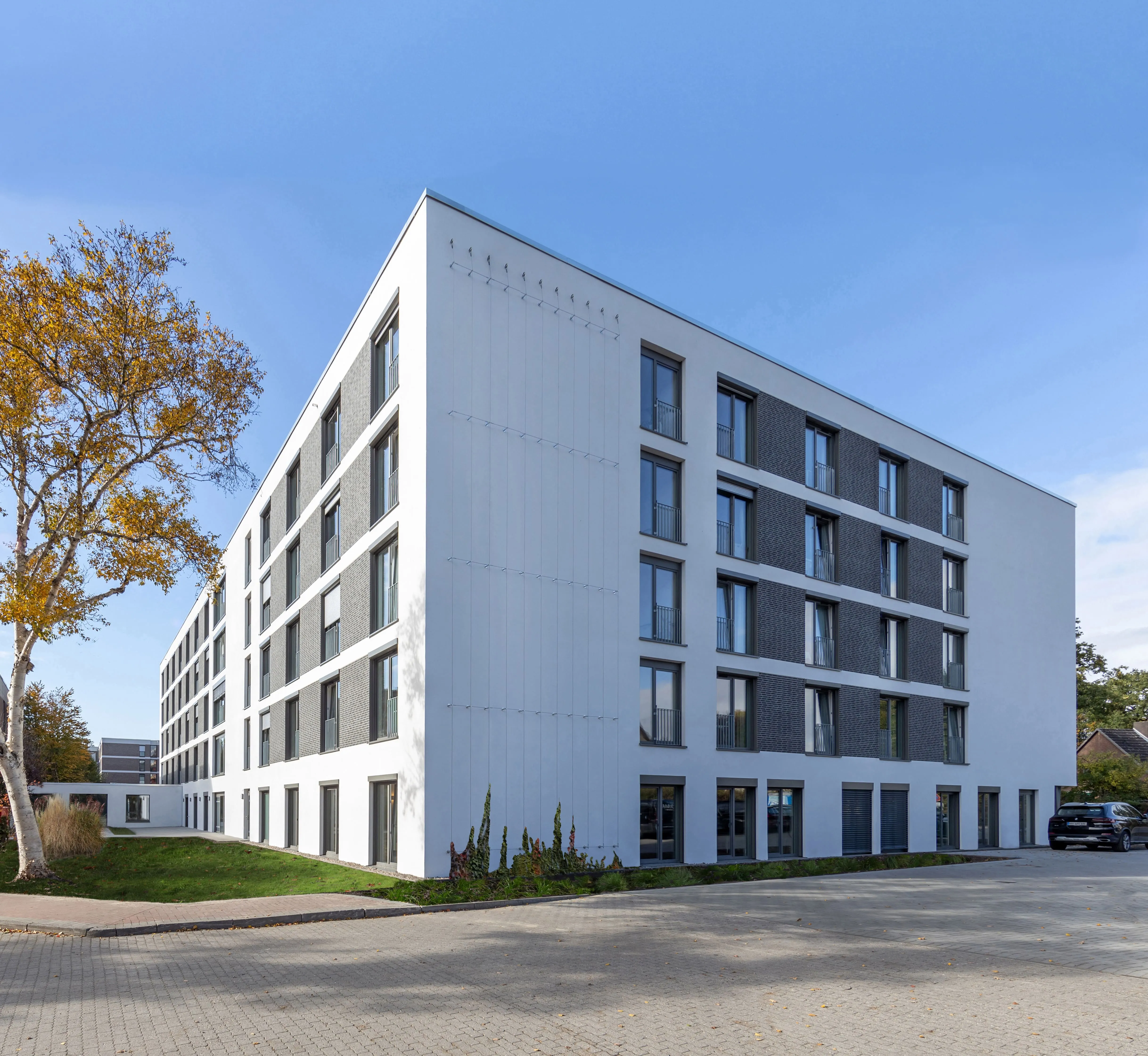 Außenansicht eines Projekts des IB CW: Service Wohnen HH III - 02Service Wohnen HH III - 02